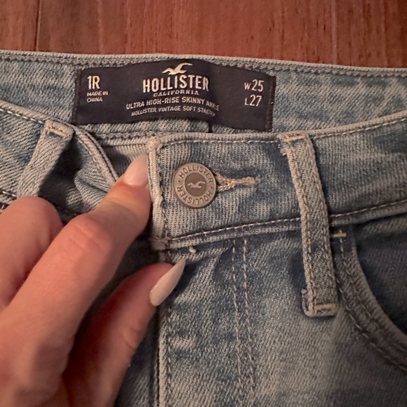 🛍️Two Tone Skinny High Waiste Jean - Picture 2 of 2